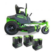 GREENWORKS 60V 8AMP CORDLESS 42” Zero Turn Ride on Lawn Mower Kit 7400807AU