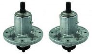 2 x BLADE SPINDLE ASSEMBLY FOR JOHN DEERE RIDE ON MOWER 7 POINT STAR 