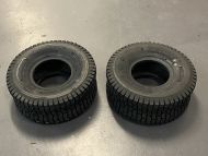 2 x COMMERCIAL TURF SAVER TUBELESS TYRES 13 x 5 x 6.00 FOR RIDE ON MOWERS