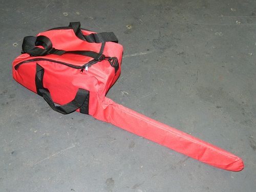 DELUXE CHAINSAW CARRY CASE BAG AND BAR COVER SUITS UP TO 24