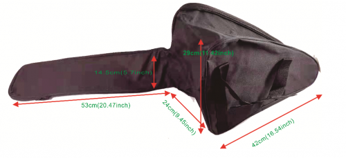 Chainsaw protective carry bag suits up to 20 inch bars 