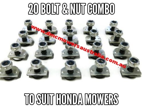 Bolt & nut set x 20 to suit Honda mowers