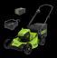 GreenWorks 60V 46cm 18" Lawn Mower Kit with 4Ah Battery & Charger