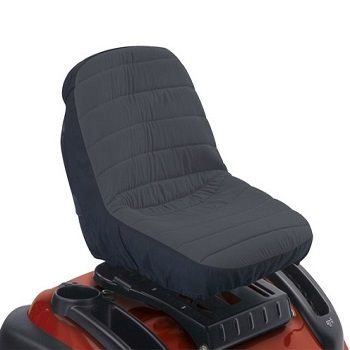 RIDE ON MOWER SEAT COVER Black / Charcoal