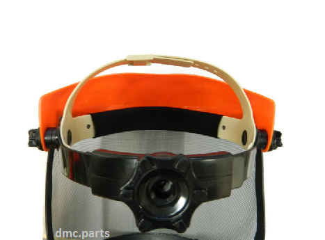 Mesh sécurité Visor facial Protection Shield Casque Serre-tête Utilisation pour lutilisation forestière Tondeuse jaune 